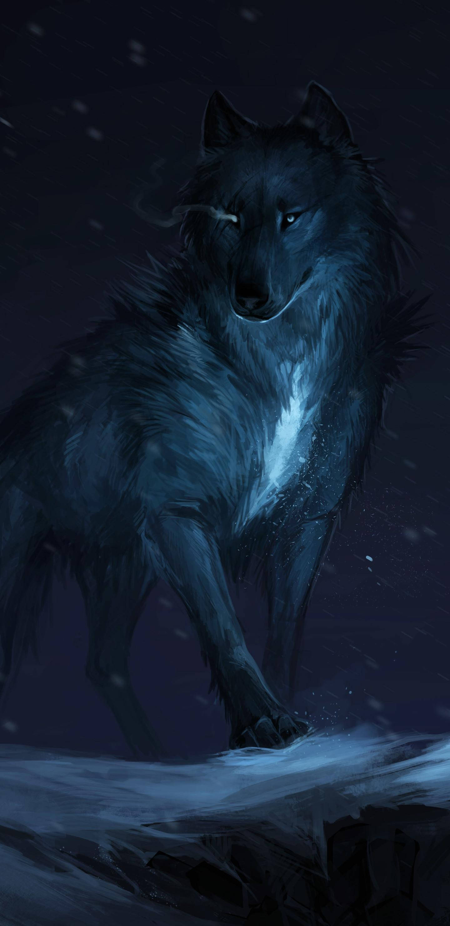 Arte de Lobo Galaxia Negra Fondos de pantalla