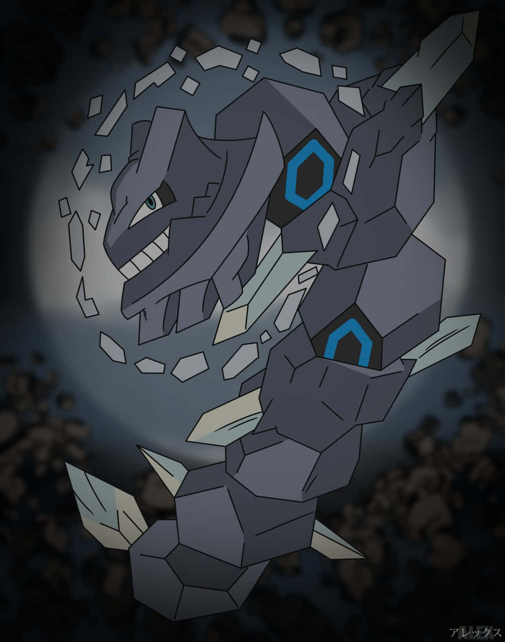 Arte de Mega Steelix Dibujado a Mano Fondos de pantalla