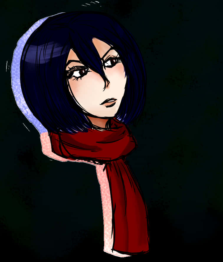 Arte de Mikasa Ackerman en Anime Fondos de pantalla