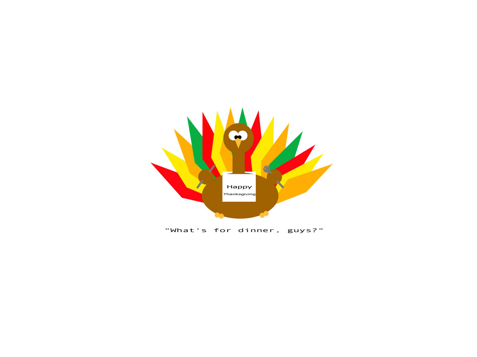 Arte de Pavo Lindo para Acción de Gracias Fondos de pantalla