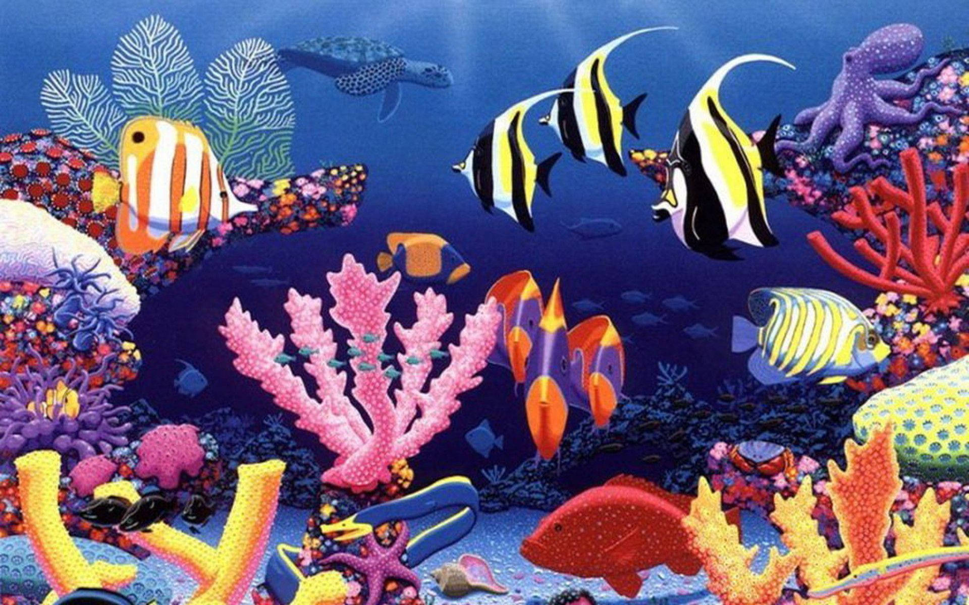 Arte de peces lindos y geniales Fondos de pantalla