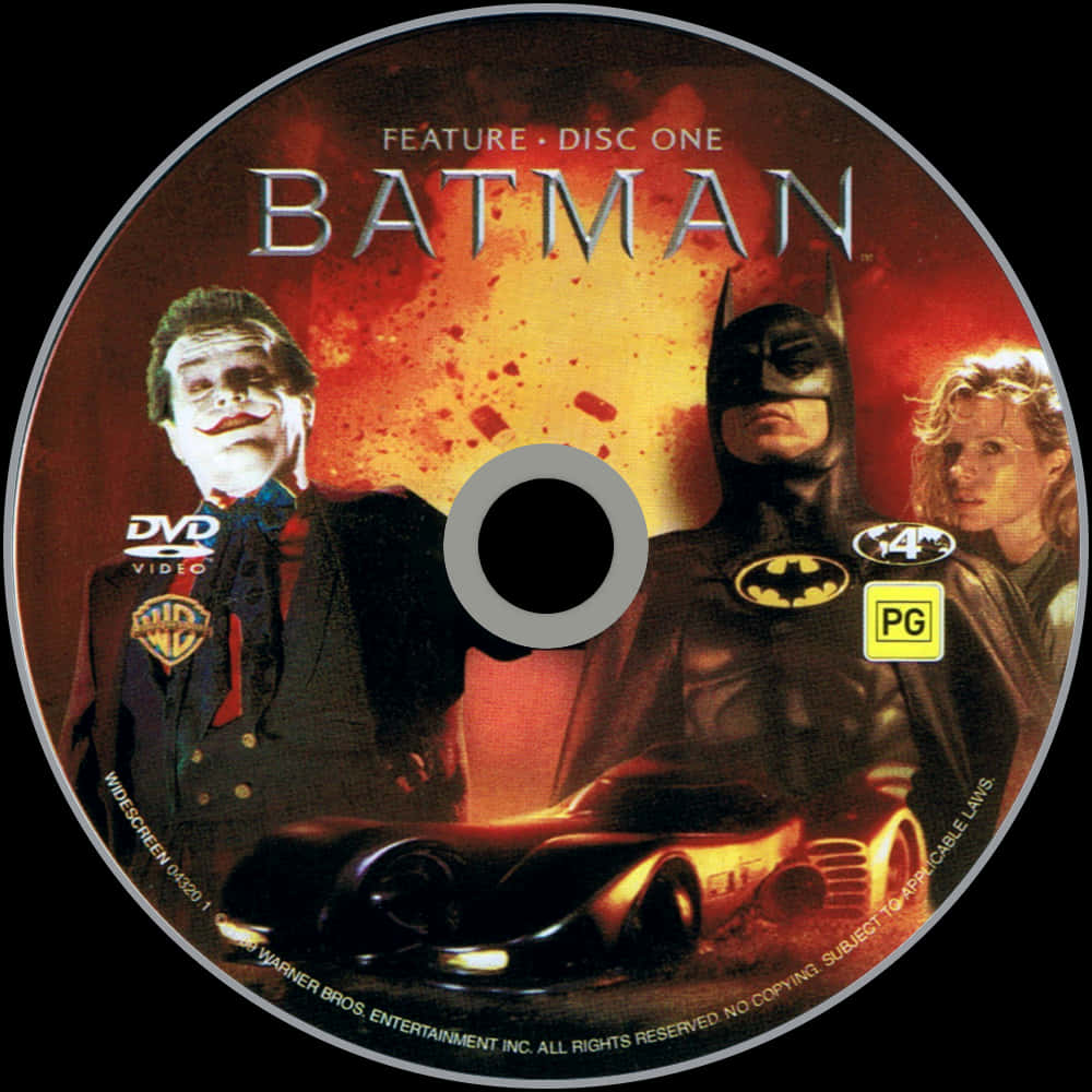 Arte de portada de Batman 1989 en DVD Fondos de pantalla