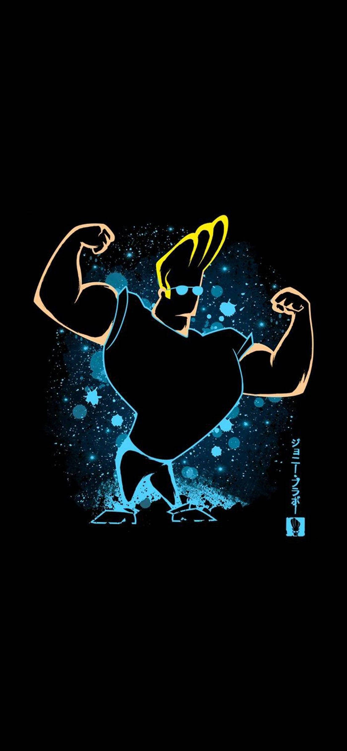 Arte de Silueta de Johnny Bravo Fondos de pantalla