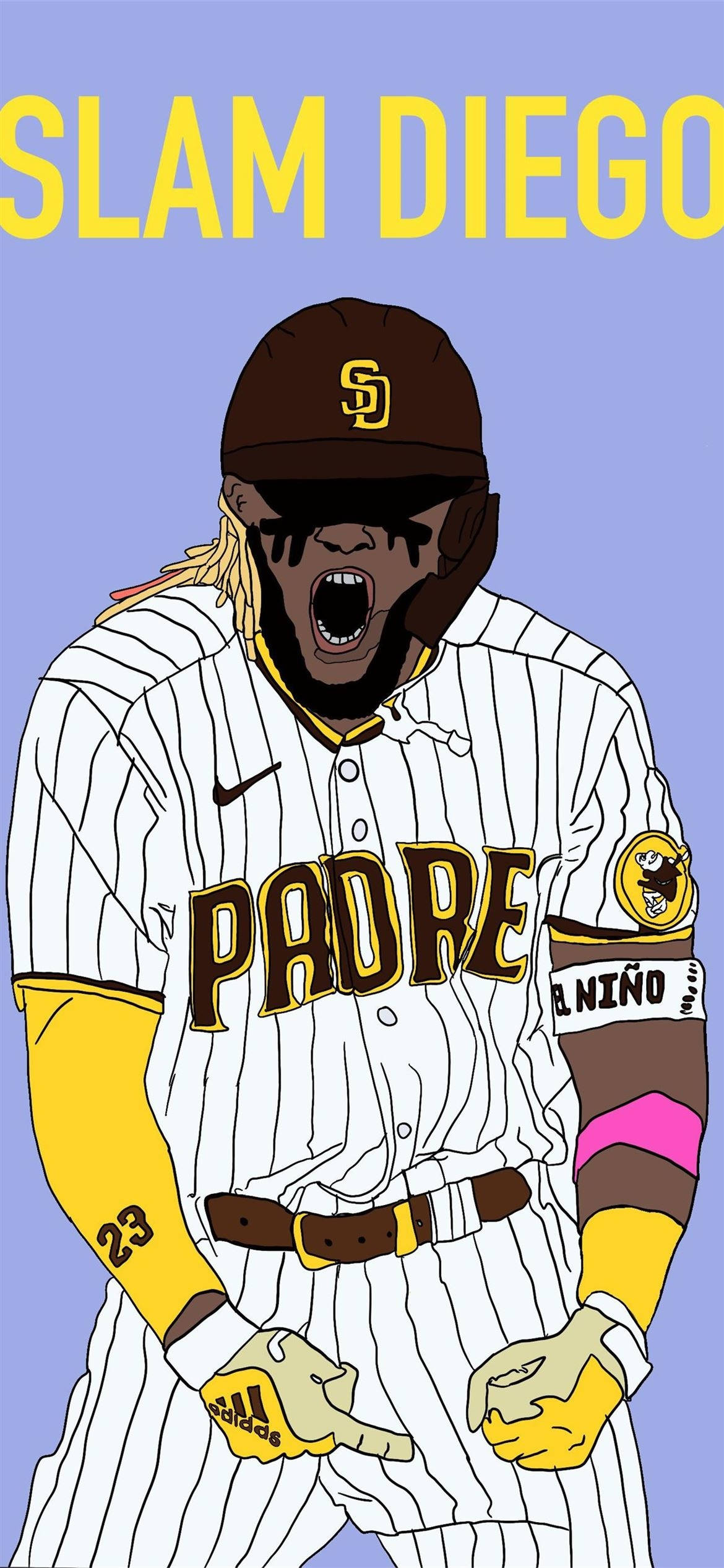 Arte de Tatis Jr. de los San Diego Padres Fondos de pantalla
