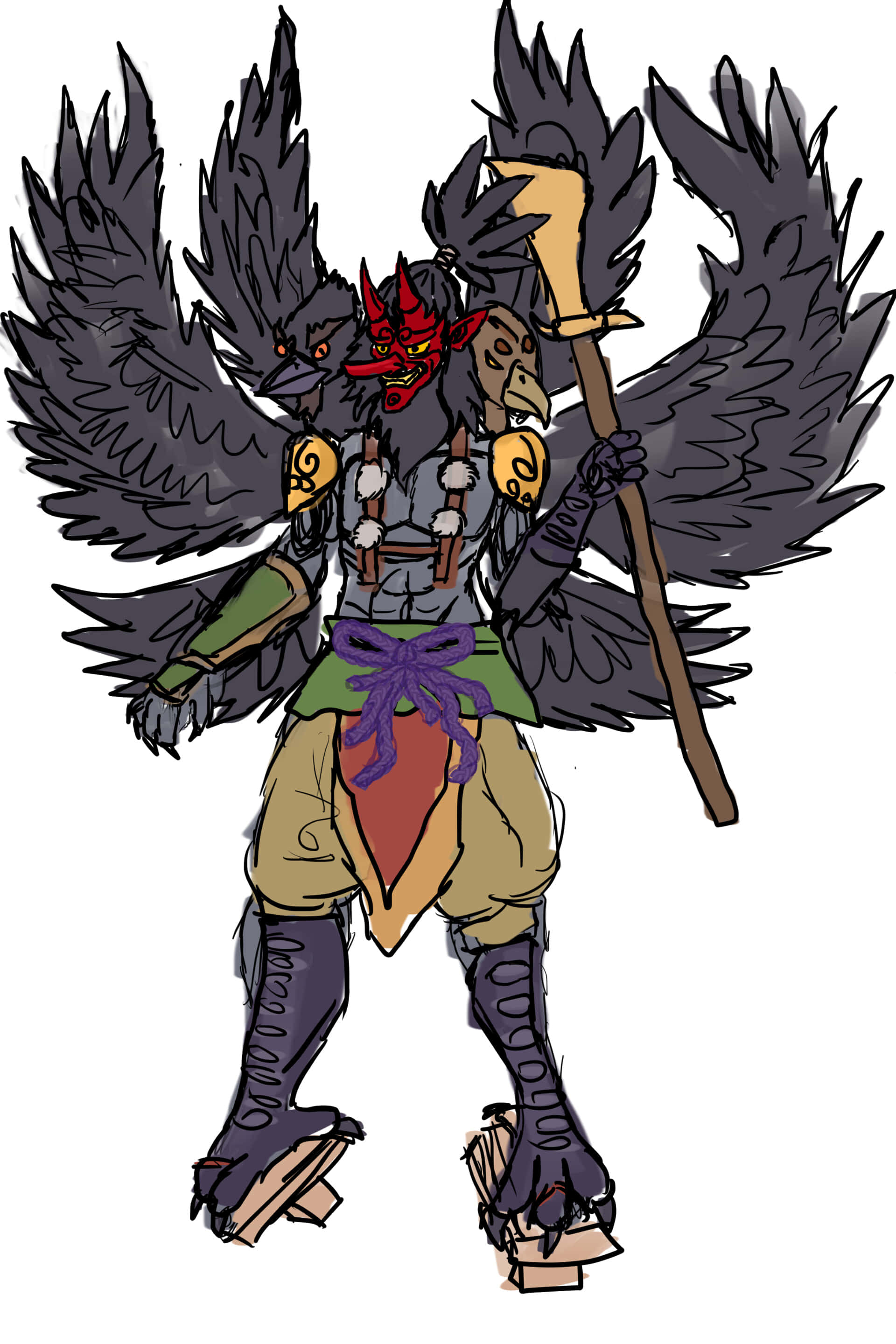 Arte de Tengu Fascinante Fondos de pantalla