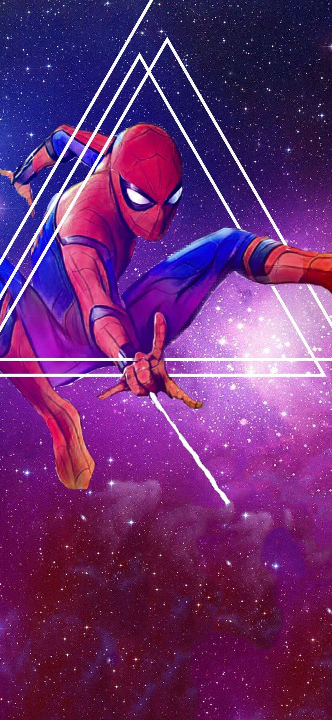 Arte de Vengadores Spider-Man para iPhone Fondos de pantalla