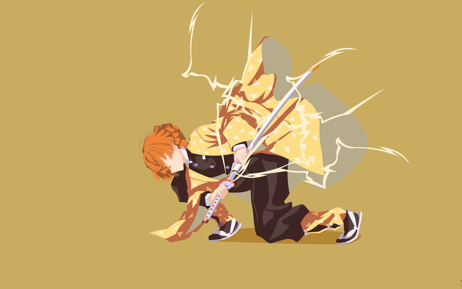 Demon Slayer Zenitsu 4k