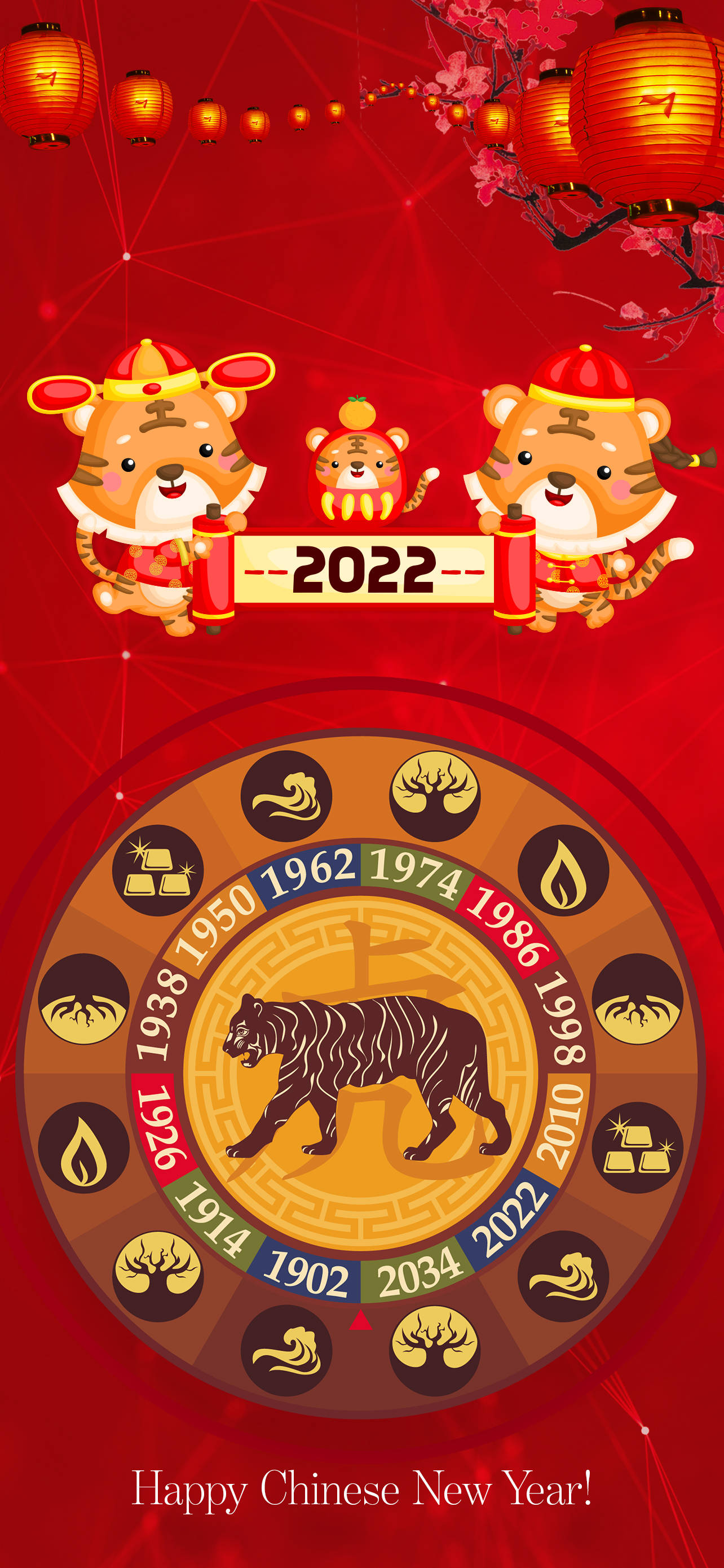 Arte del Año Nuevo Chino 2022 Fondos de pantalla