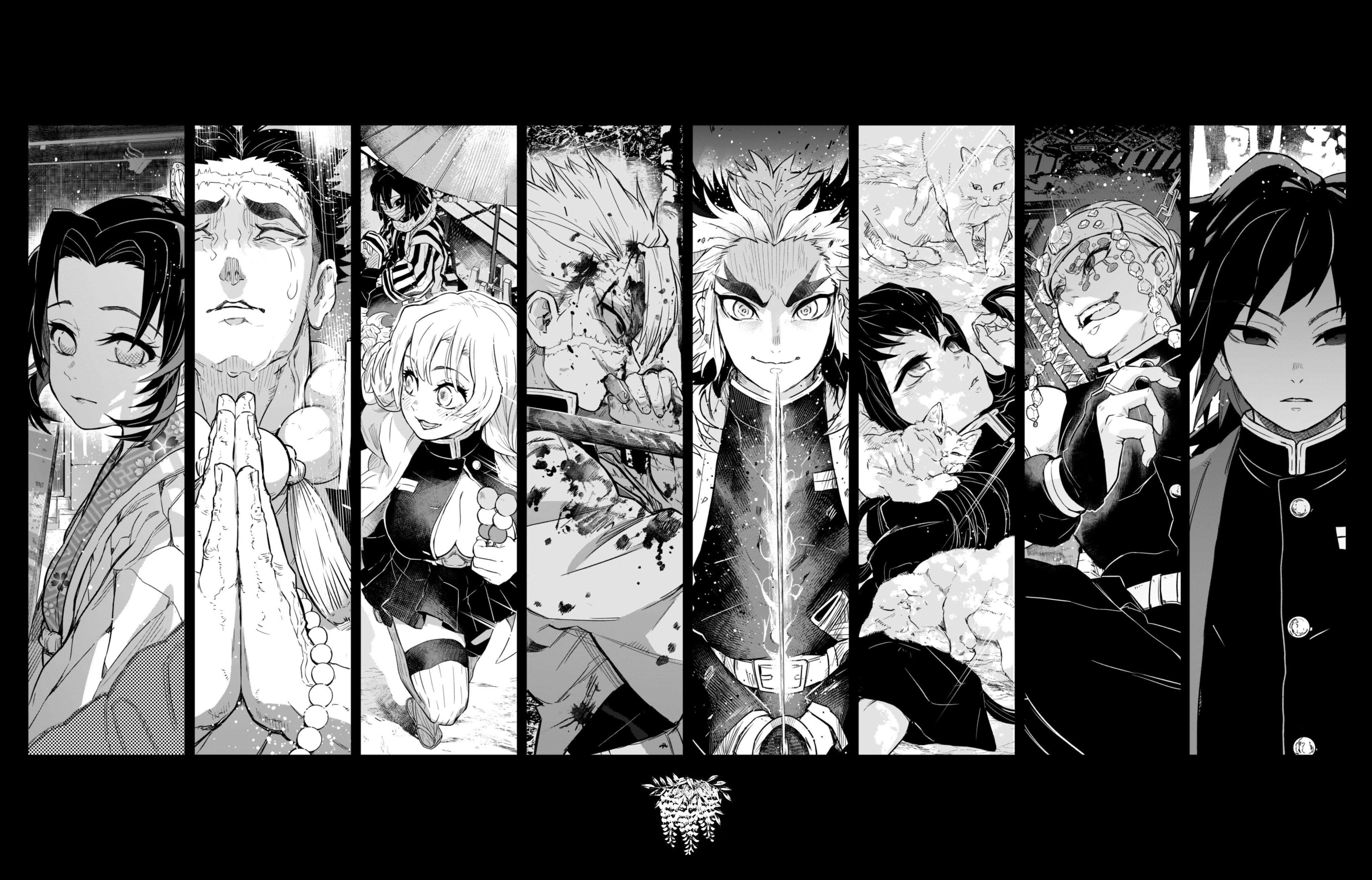 Arte del manga Demon Slayer Fondos de pantalla