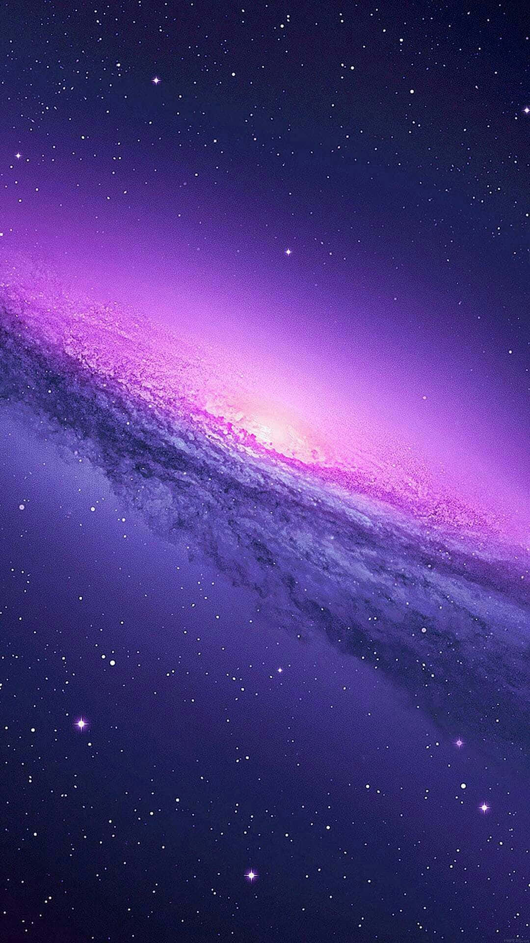 Arte digital de galaxia brillante índigo Fondos de pantalla