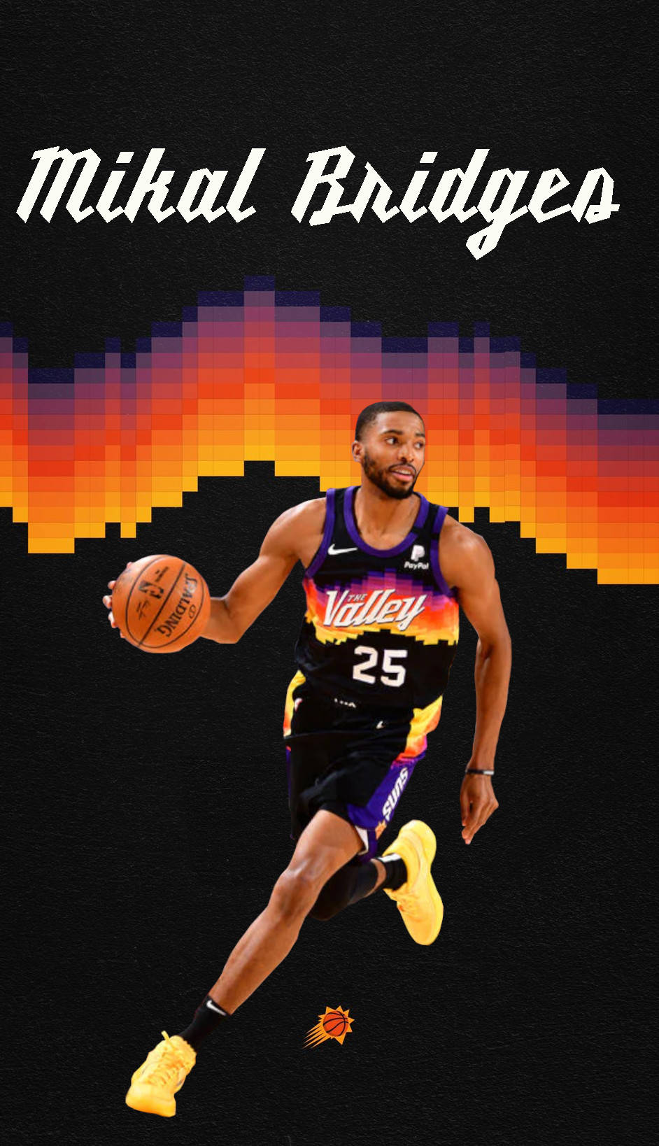 Arte digital de Mikal Bridges Fondos de pantalla