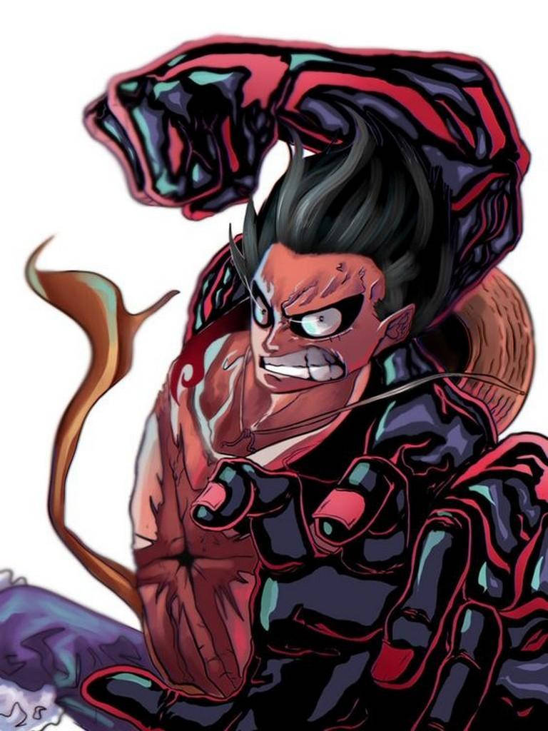 Arte digital de Luffy Gear 4 Fondos de pantalla