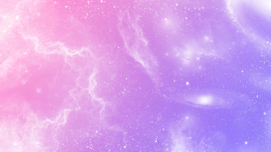 Arte digital de galaxia rosa pastel y púrpura Fondos de pantalla