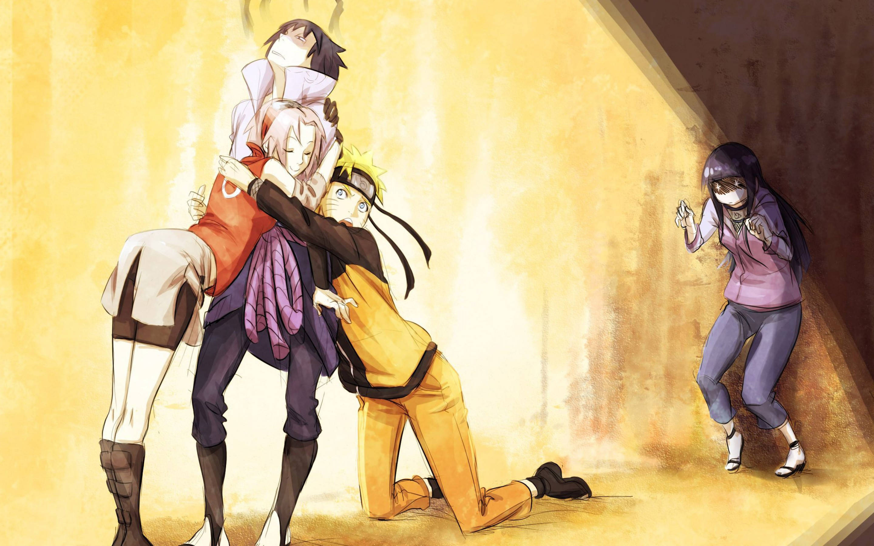 Arte divertido de Naruto anime Fondos de pantalla