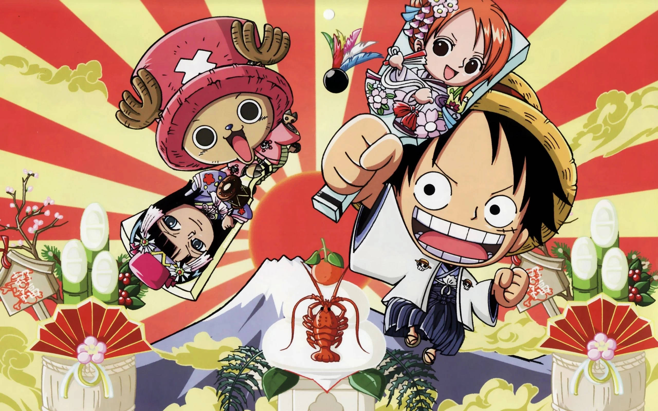 Arte divertido de One Piece anime Fondos de pantalla