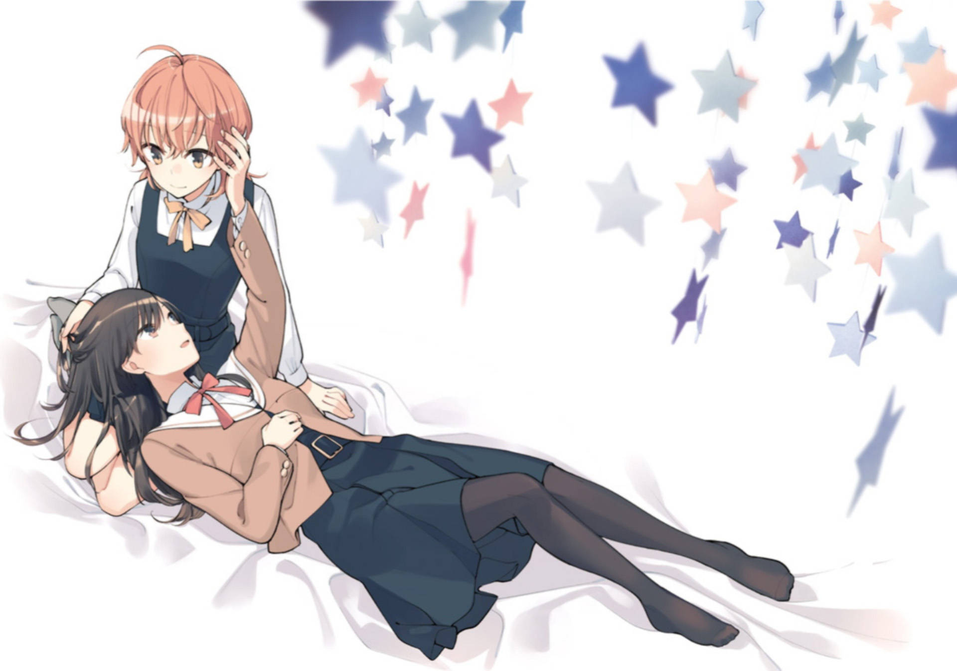 Arte estelar de chicas anime Fondos de pantalla