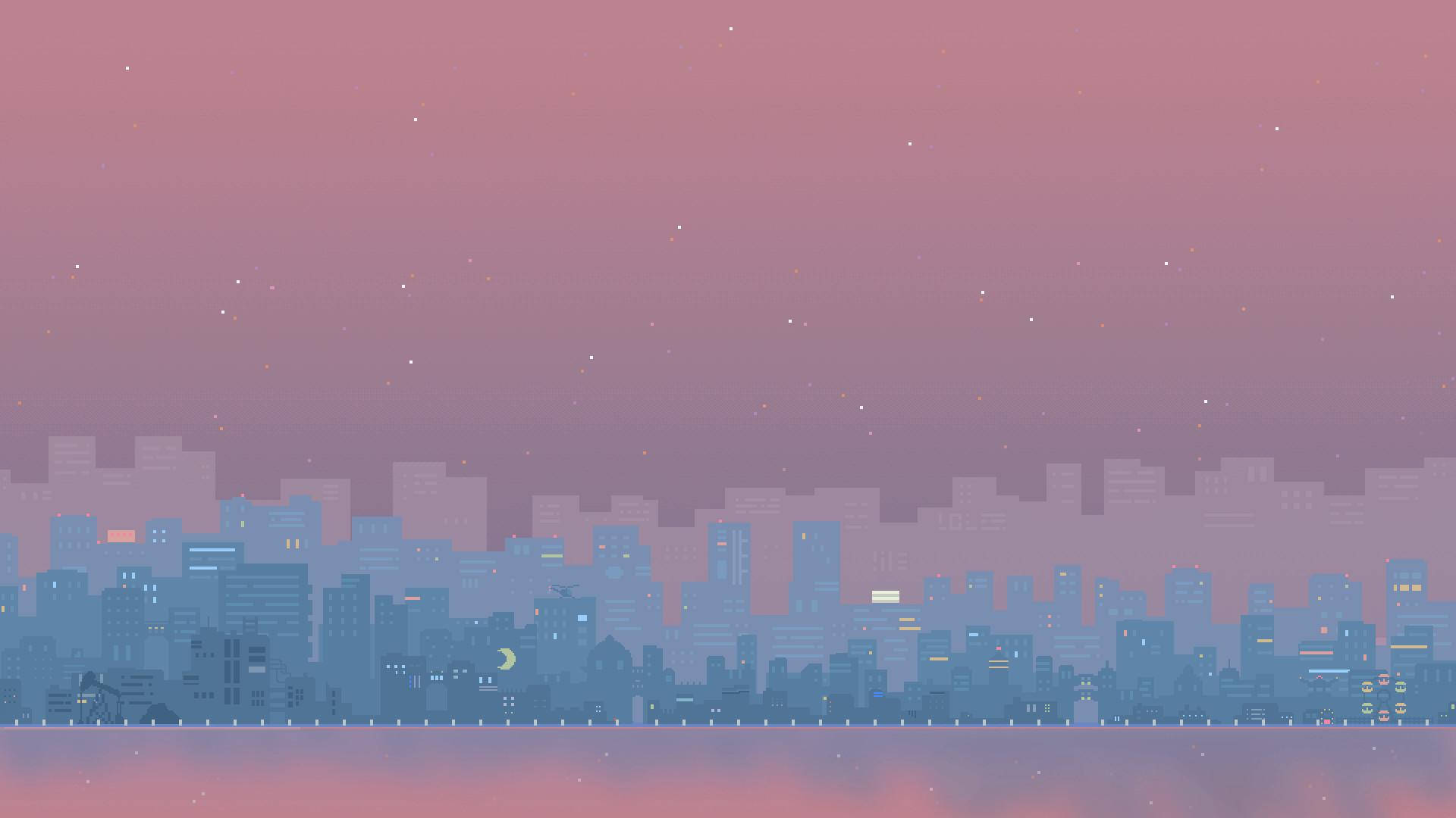Arte Estético Ciudad Rosa Fondos de pantalla