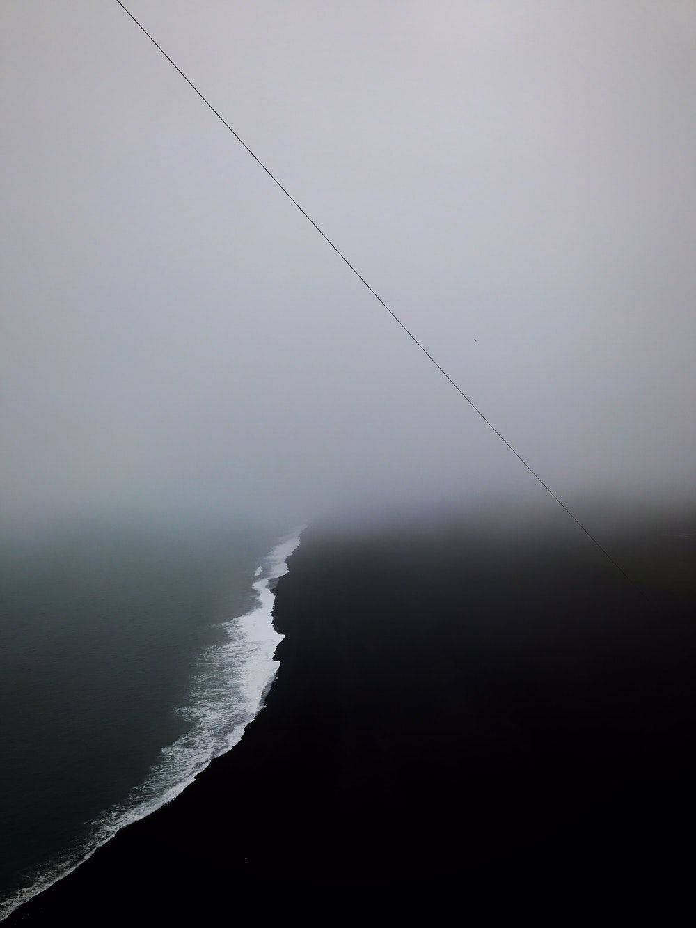 Fondo de pantalla de arte estético de océano para celular