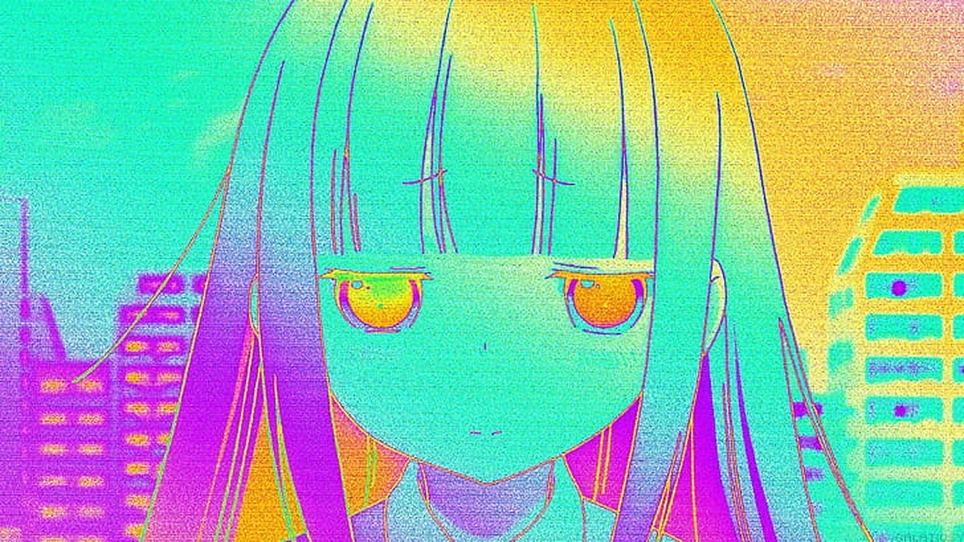 Arte Estético de Chica Anime Fondos de pantalla