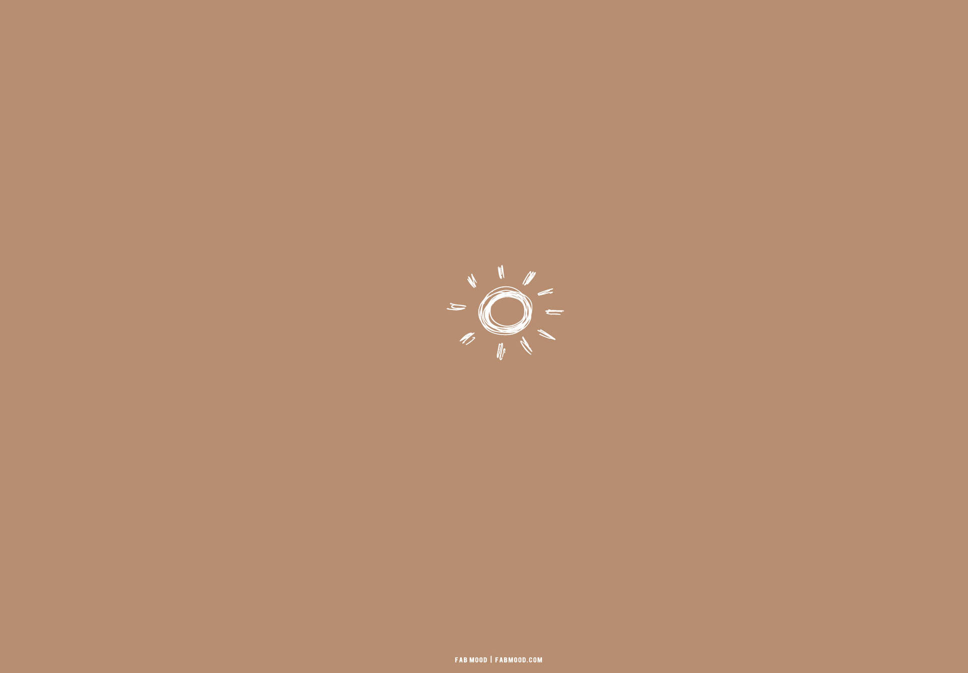 Arte estético de sol en beige y marrón Fondos de pantalla