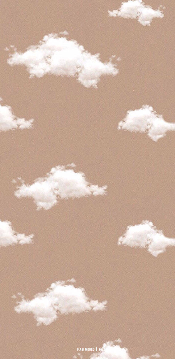 Arte estético de cielo marrón Fondos de pantalla