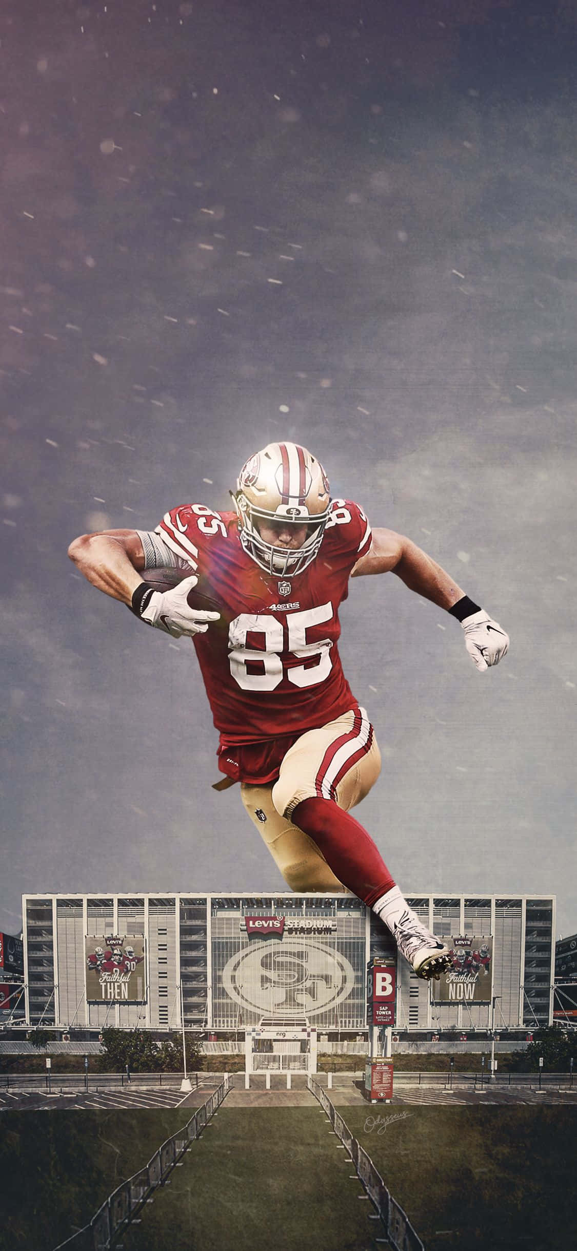 Arte estético de George Kittle Fondos de pantalla