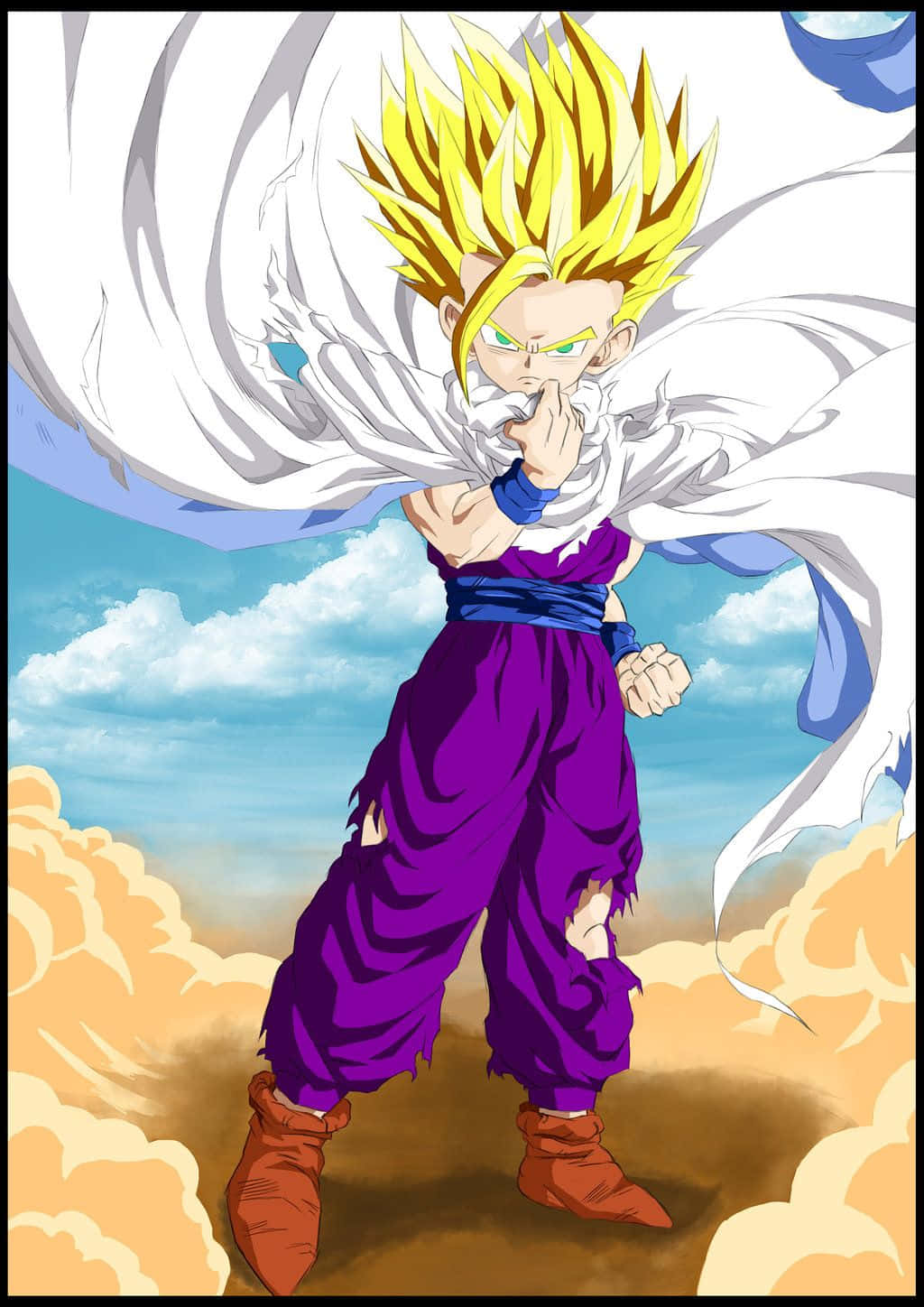 Arte estético de Gohan adolescente Fondos de pantalla