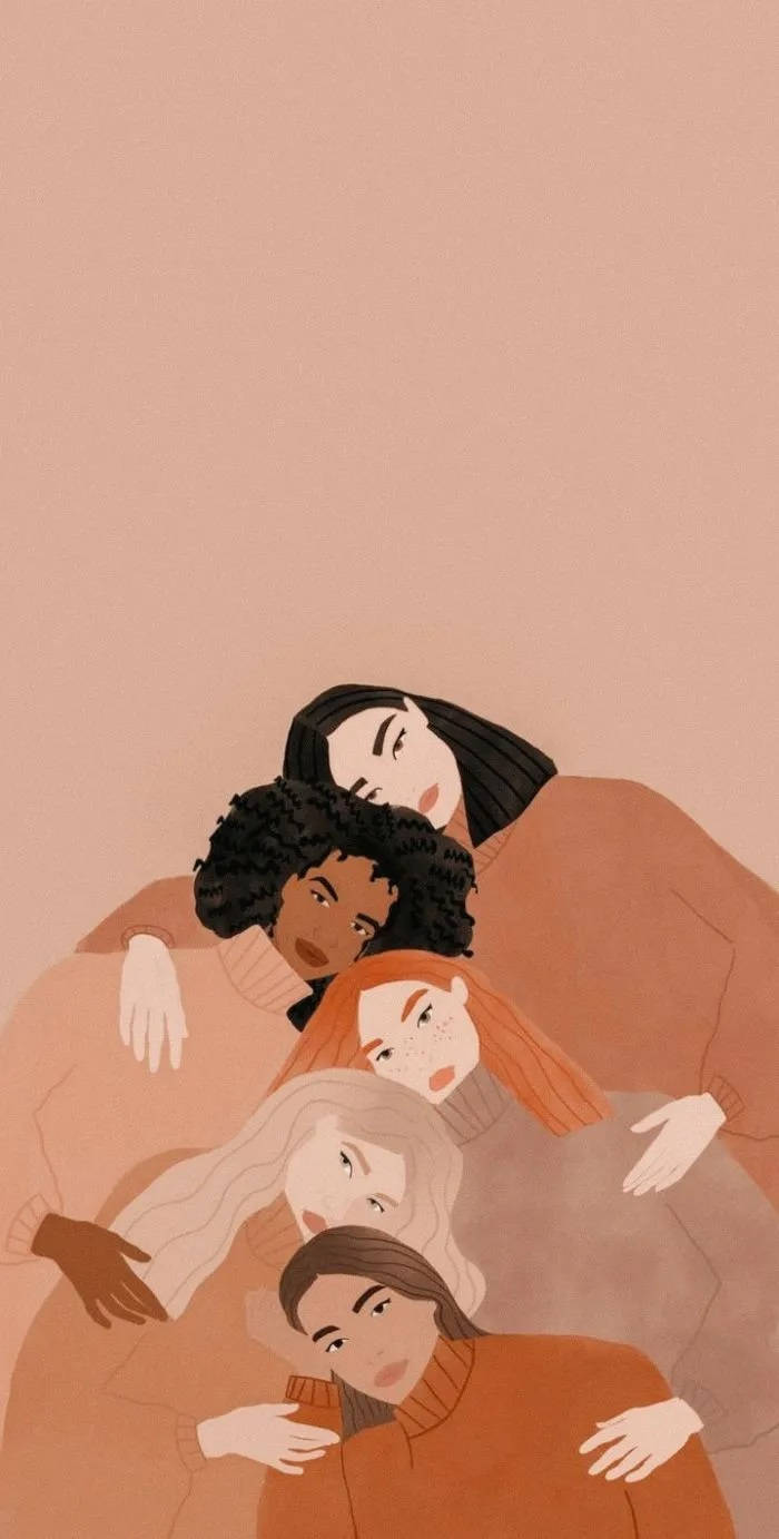 Arte estético de mujeres para iPhone Fondos de pantalla