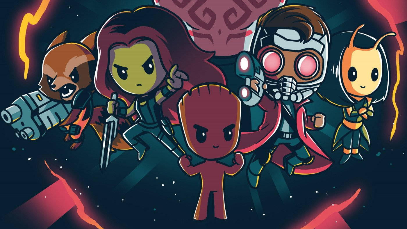 Arte Fan 4K de Guardianes de la Galaxia Tierno Fondos de pantalla