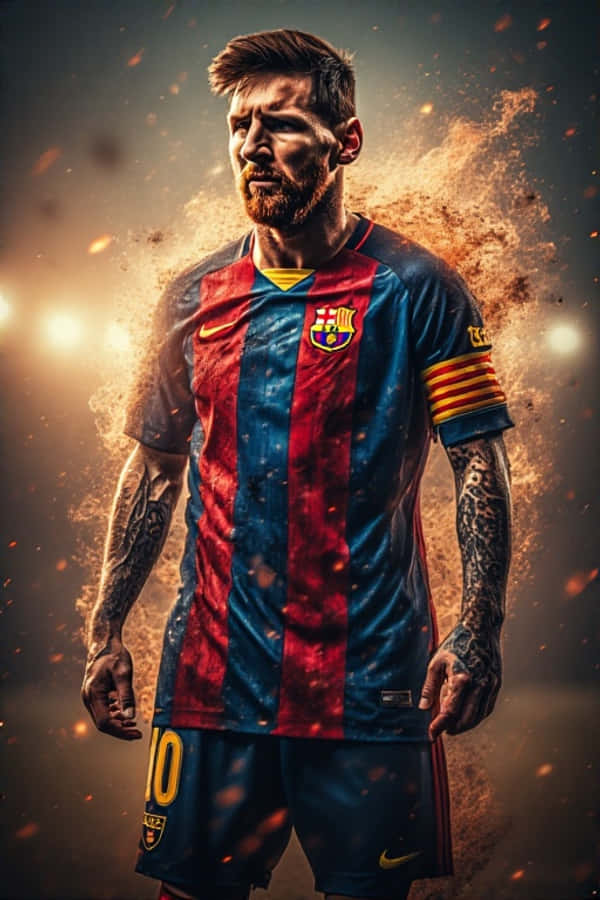 Arte Fantástico Épico de Messi 4K Fondos de pantalla