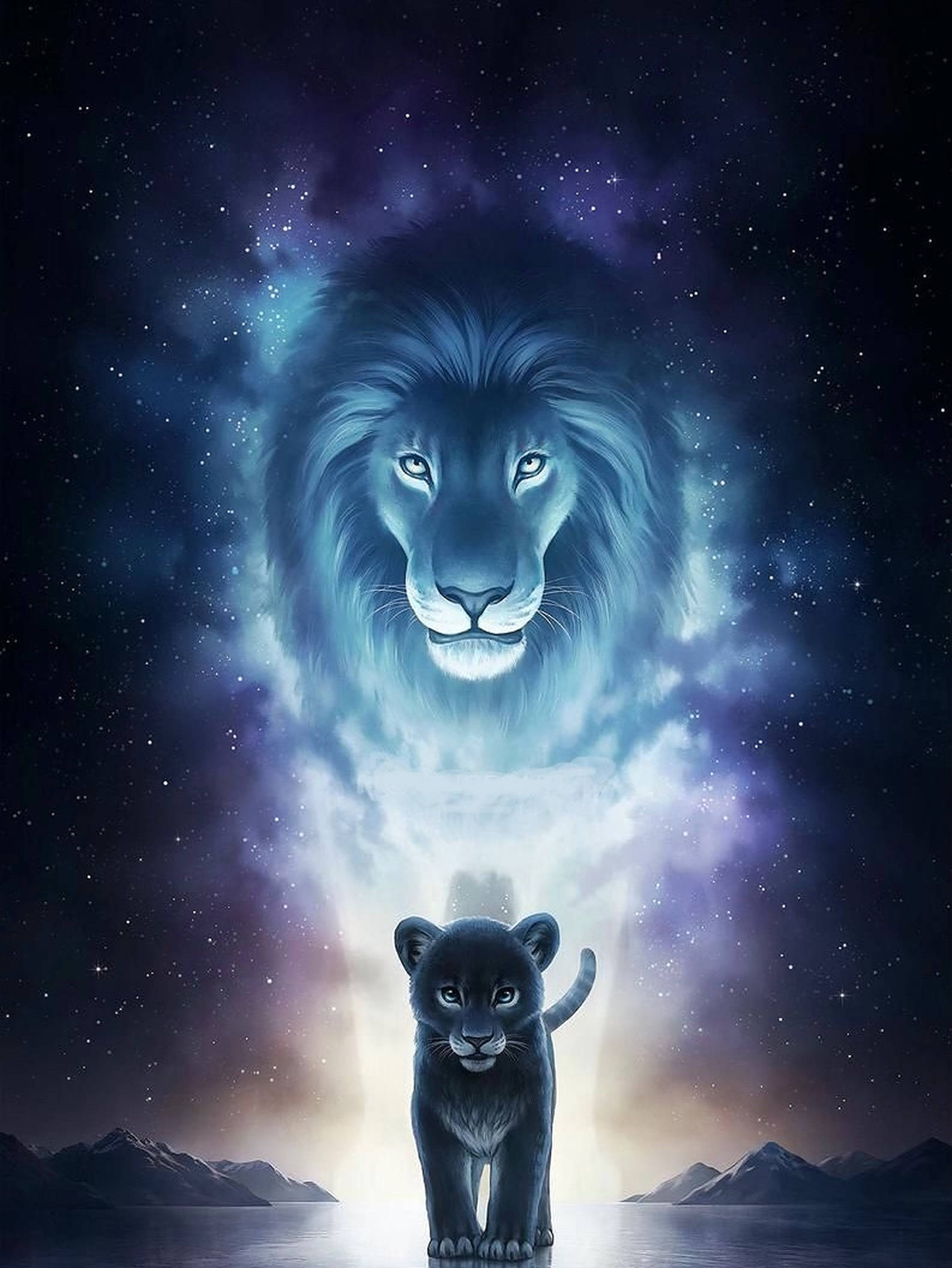 Arte Galáctico del Rey León Fondos de pantalla