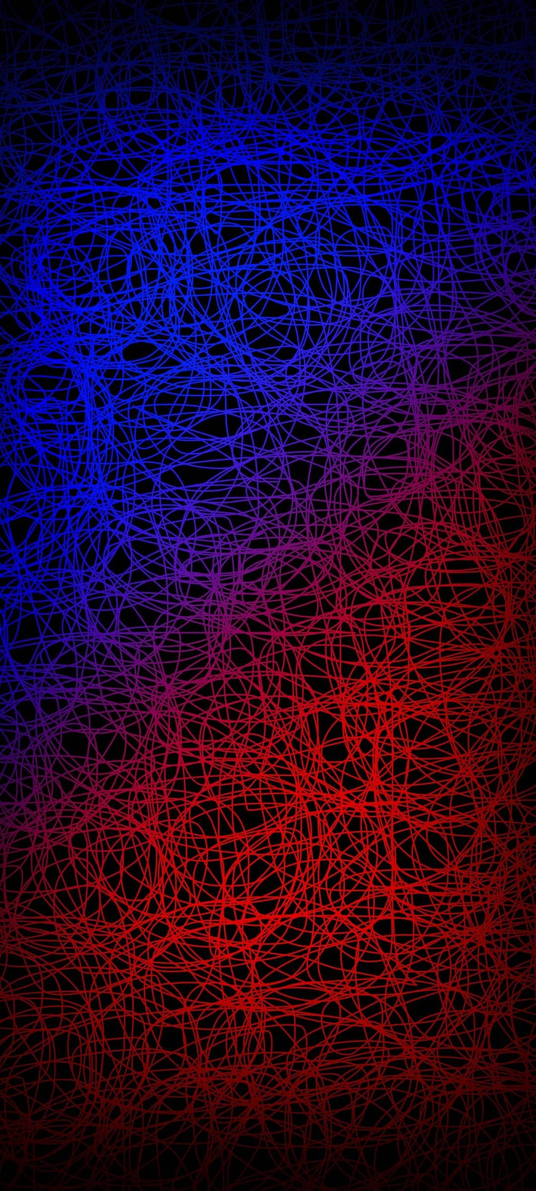Arte Garabateado en Rojo y Azul Fondos de pantalla