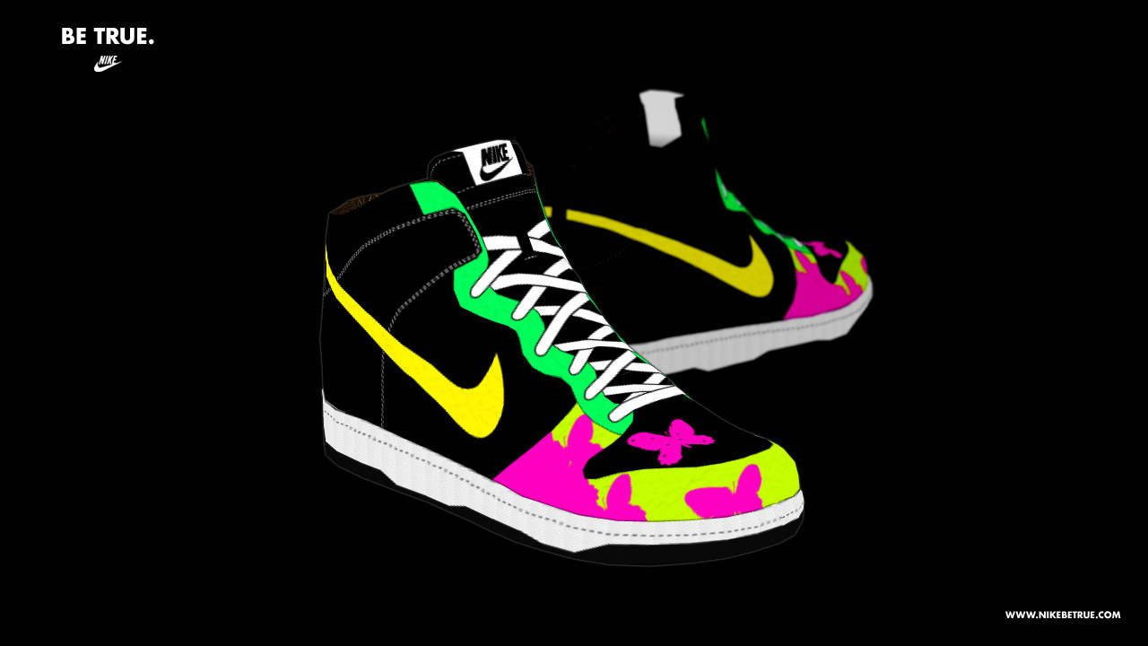 Arte genial de zapatos Nike Fondos de pantalla