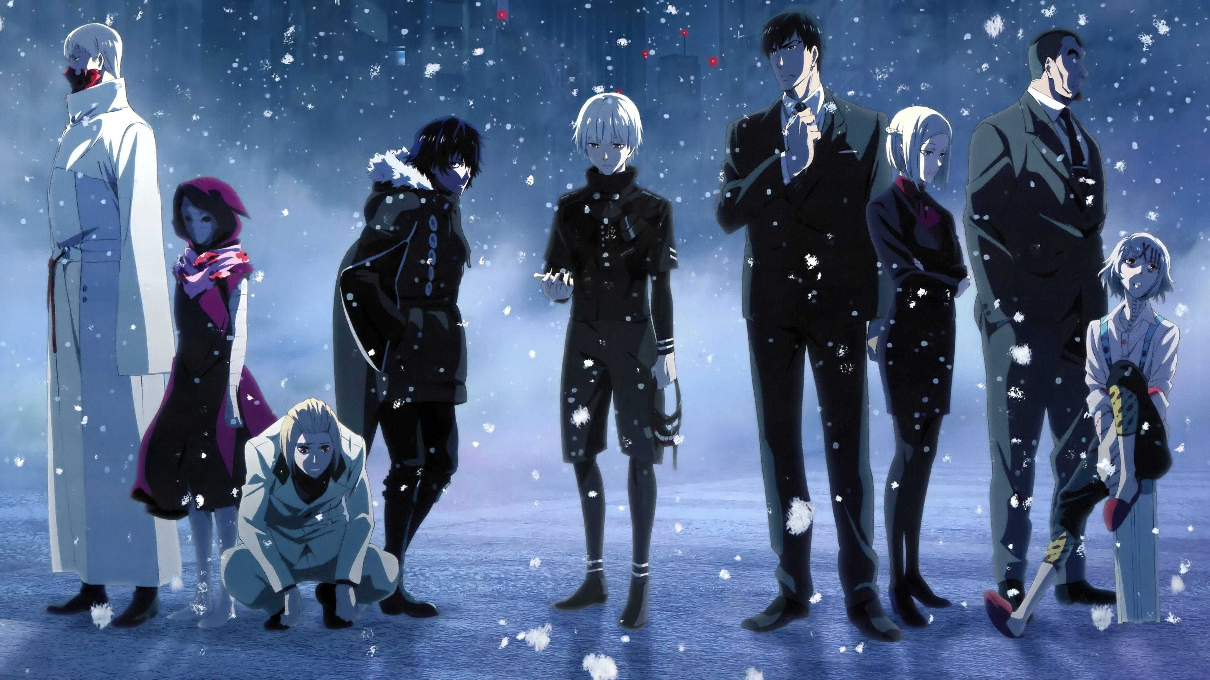 Arte Grupal de Personajes de Tokyo Ghoul Fondos de pantalla