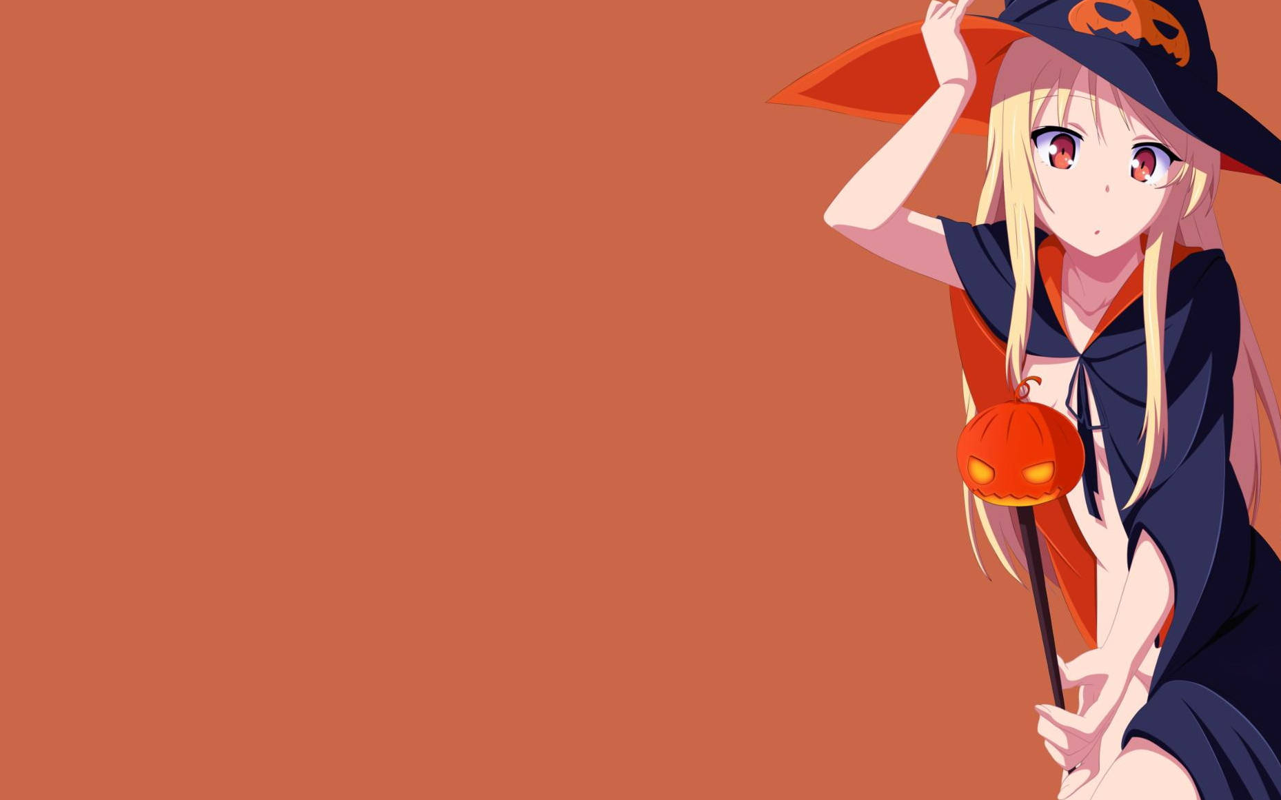 Arte lindo de Halloween de Mashiro Shiina Fondos de pantalla