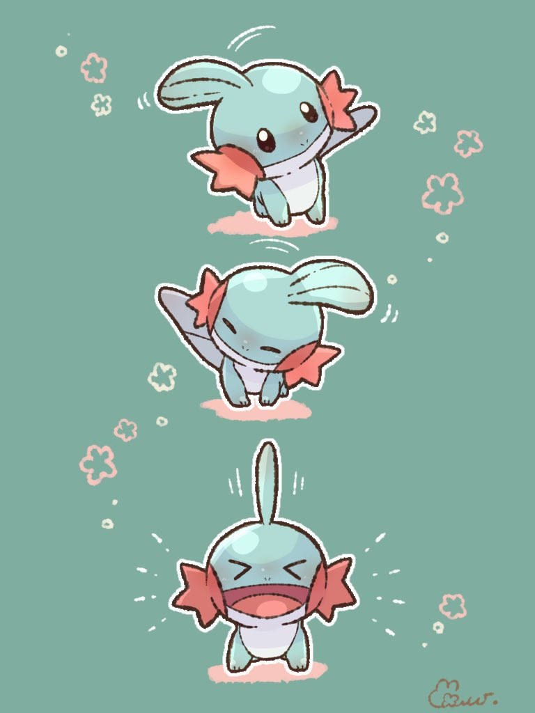 Arte lindo de Mudkip Fondos de pantalla