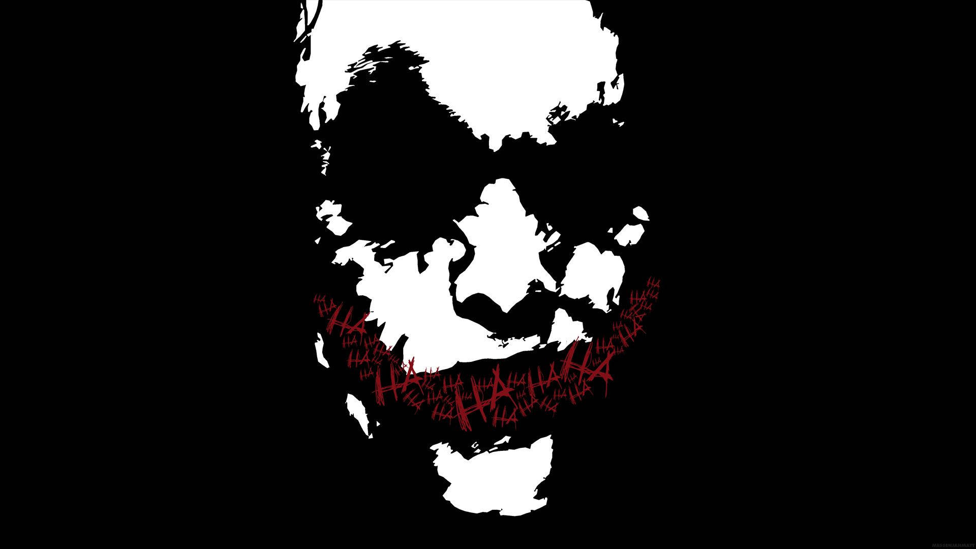 Fondo de pantalla de Arte Minimalista del Joker