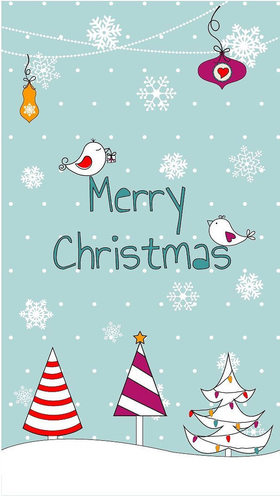 Arte navideño adorable Fondos de pantalla