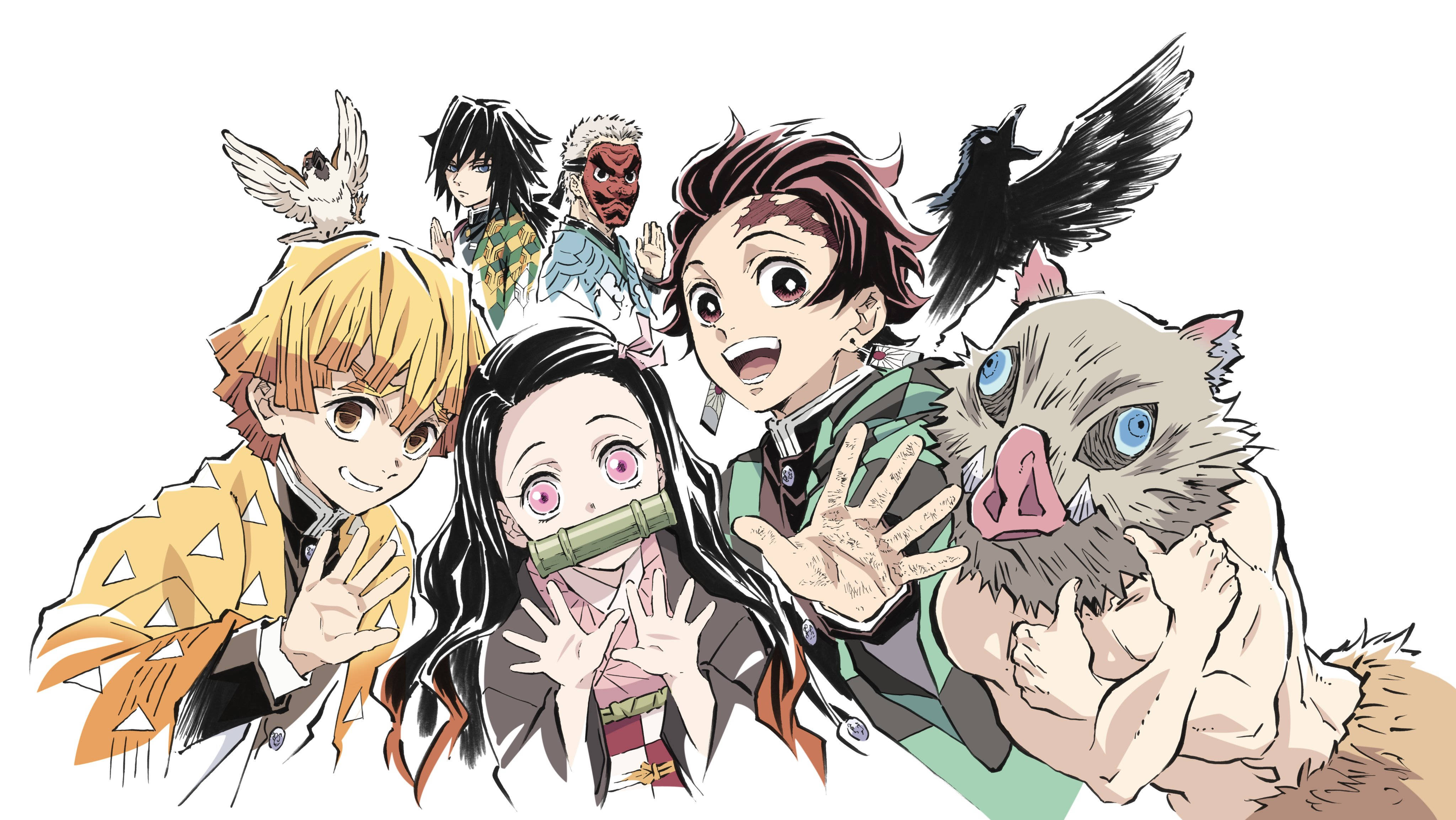 Arte oficial de Demon Slayer en 4K Fondos de pantalla