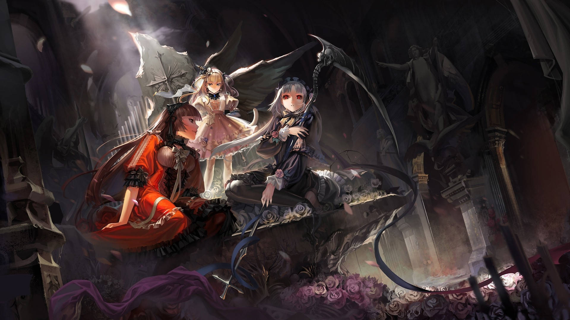 Arte Oscuro de Anime Rozen Maiden Fondos de pantalla
