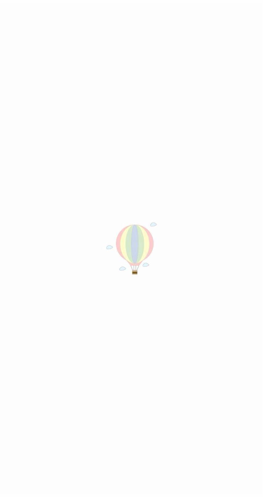 Arte Pastel de Globo Aerostático para iPhone Fondos de pantalla