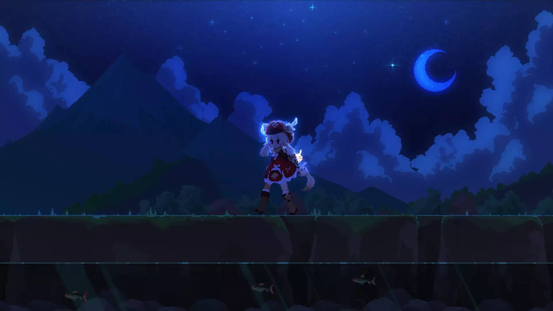 Arte Pixel de Klee de Genshin Impact Fondos de pantalla