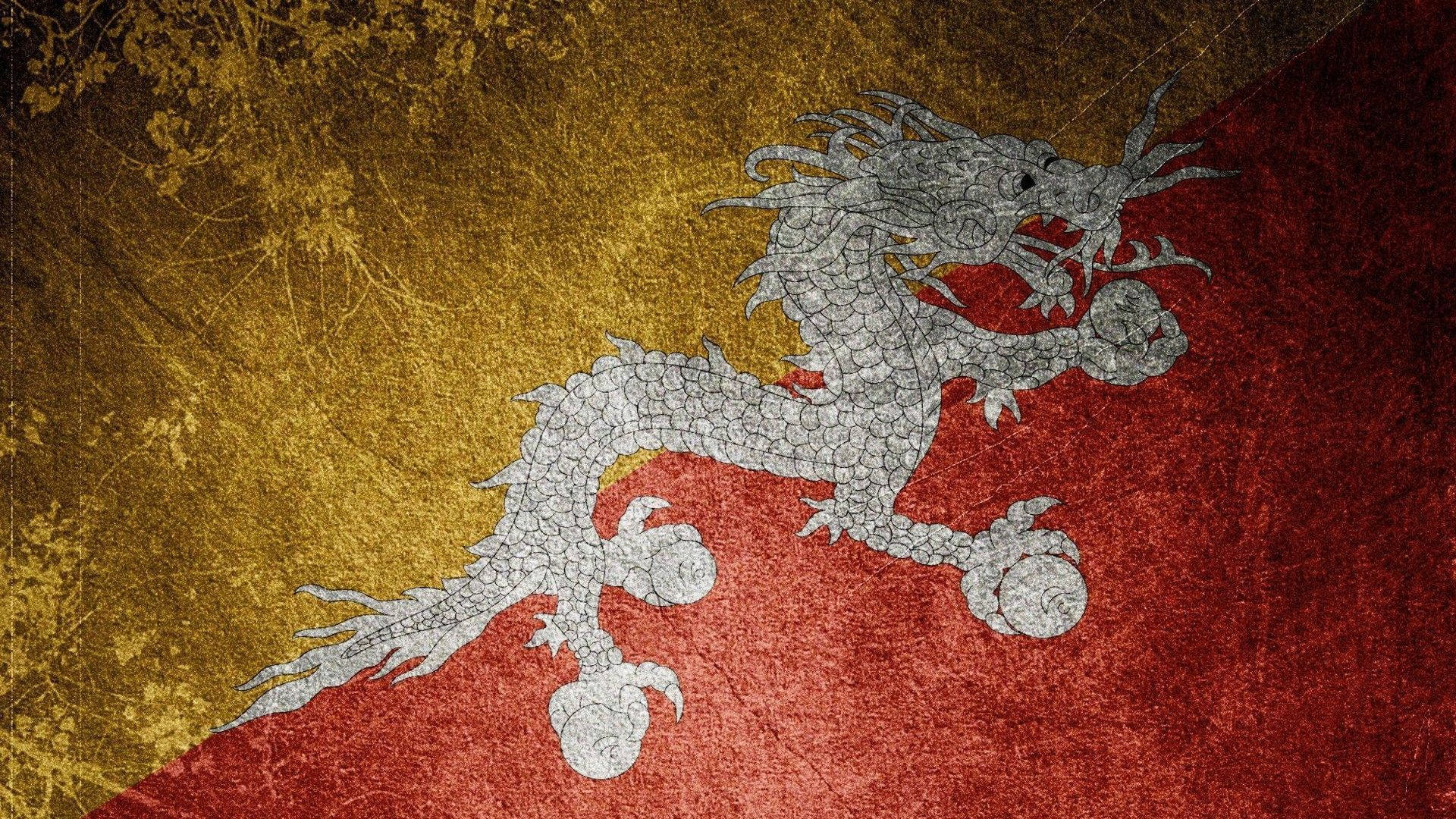 Arte rojo y amarillo de dragón japonés para PC Fondos de pantalla