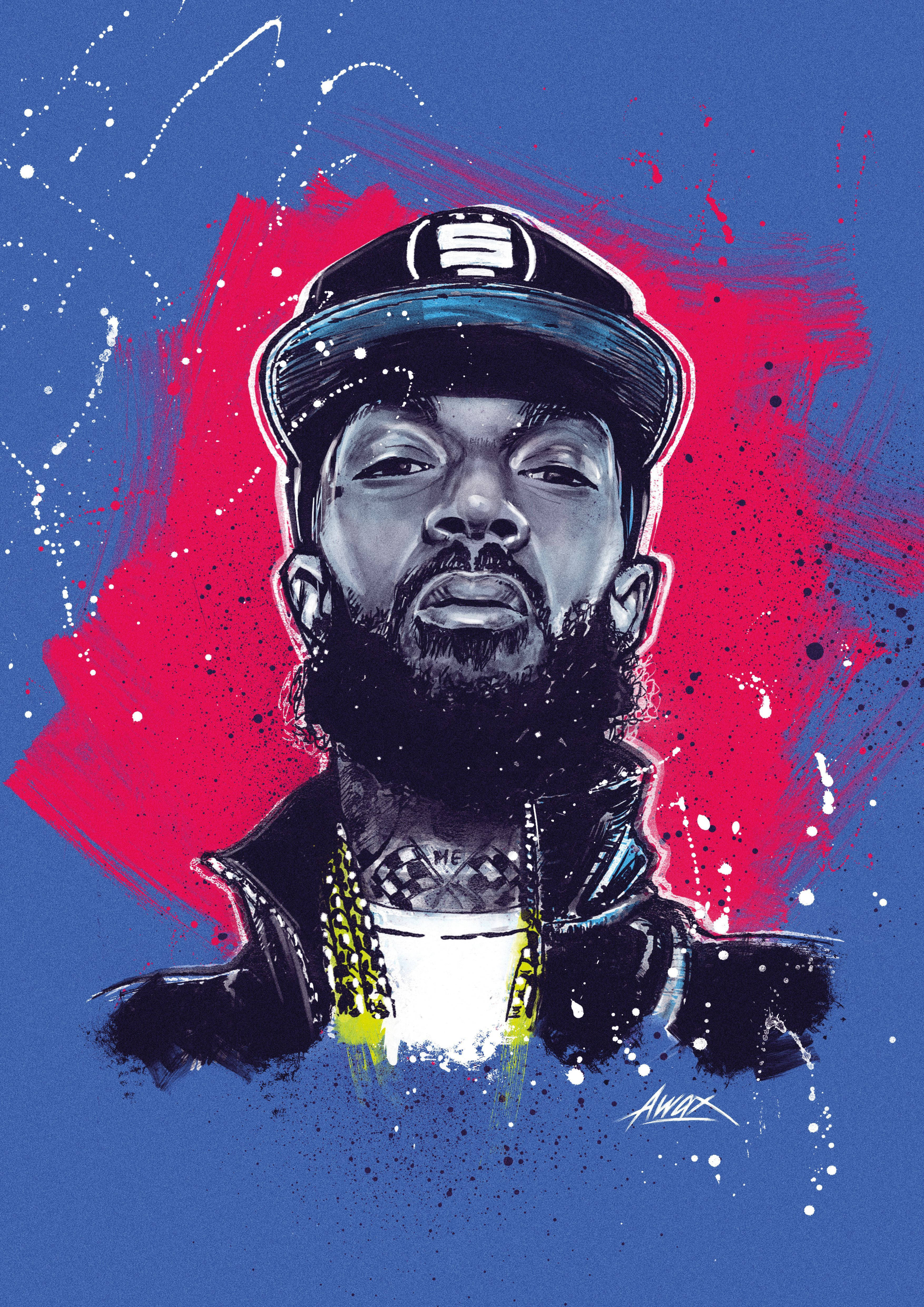 Arte sobre Nipsey Hussle Fondos de pantalla