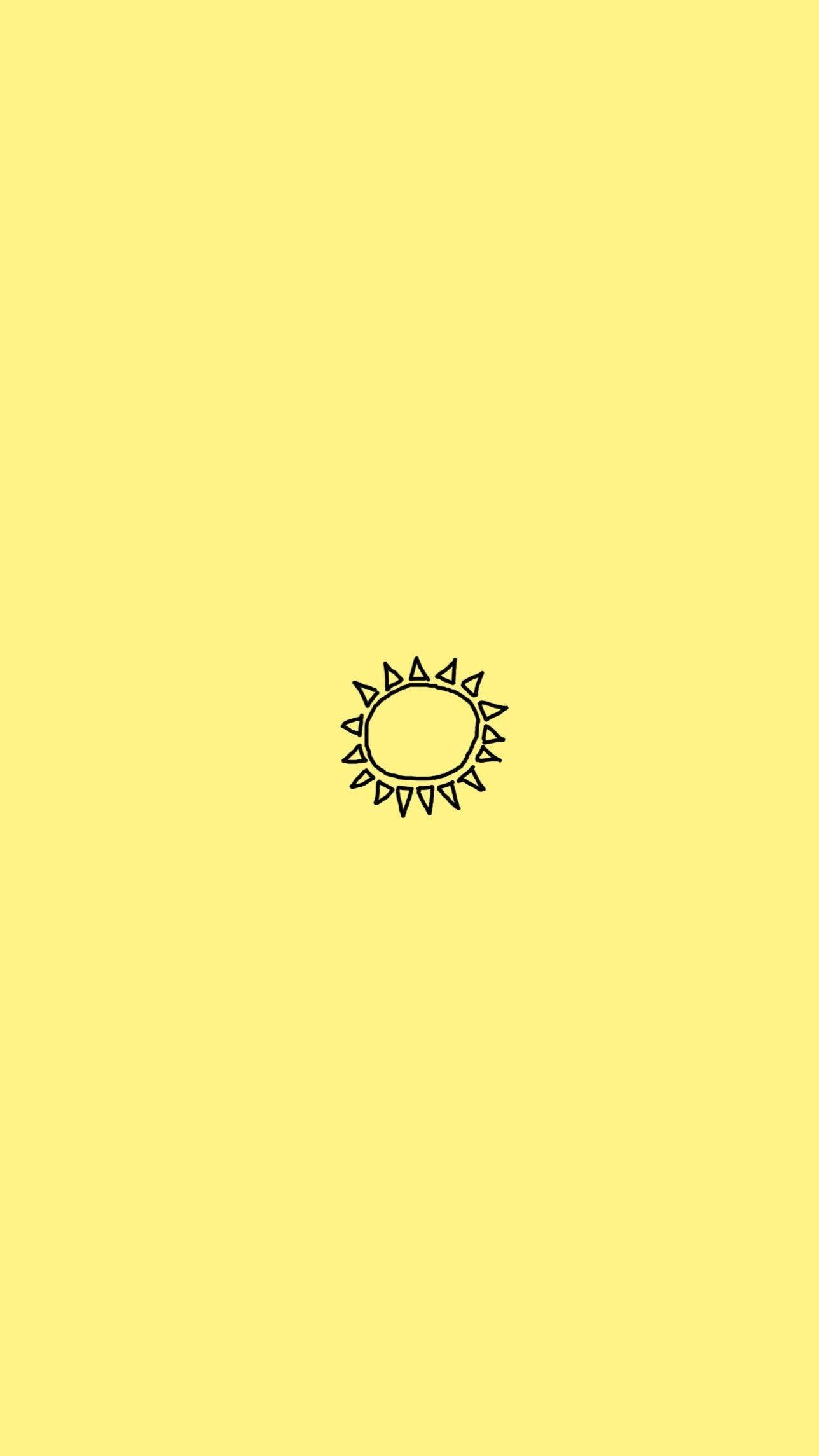 Arte Solar Estética Amarillo Pastel Fondos de pantalla