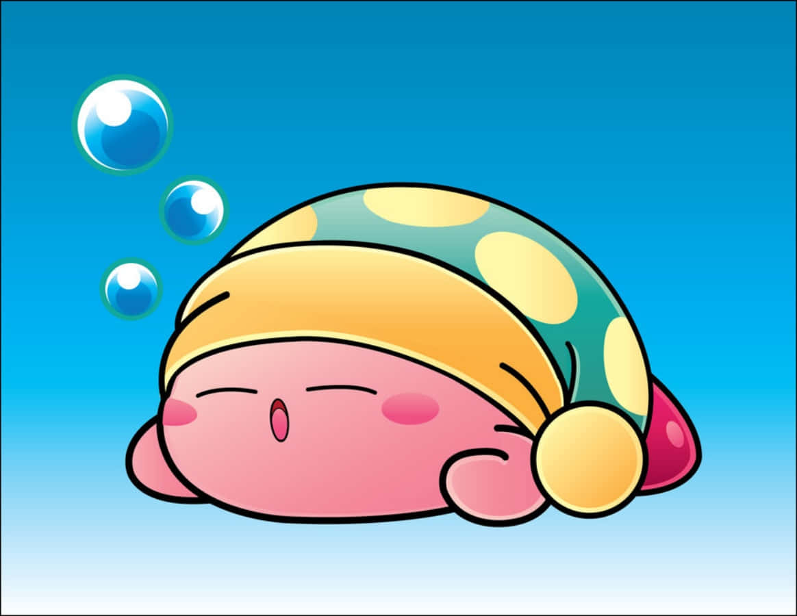Arte temático de Kirby con un mensaje de amor. Fondos de pantalla