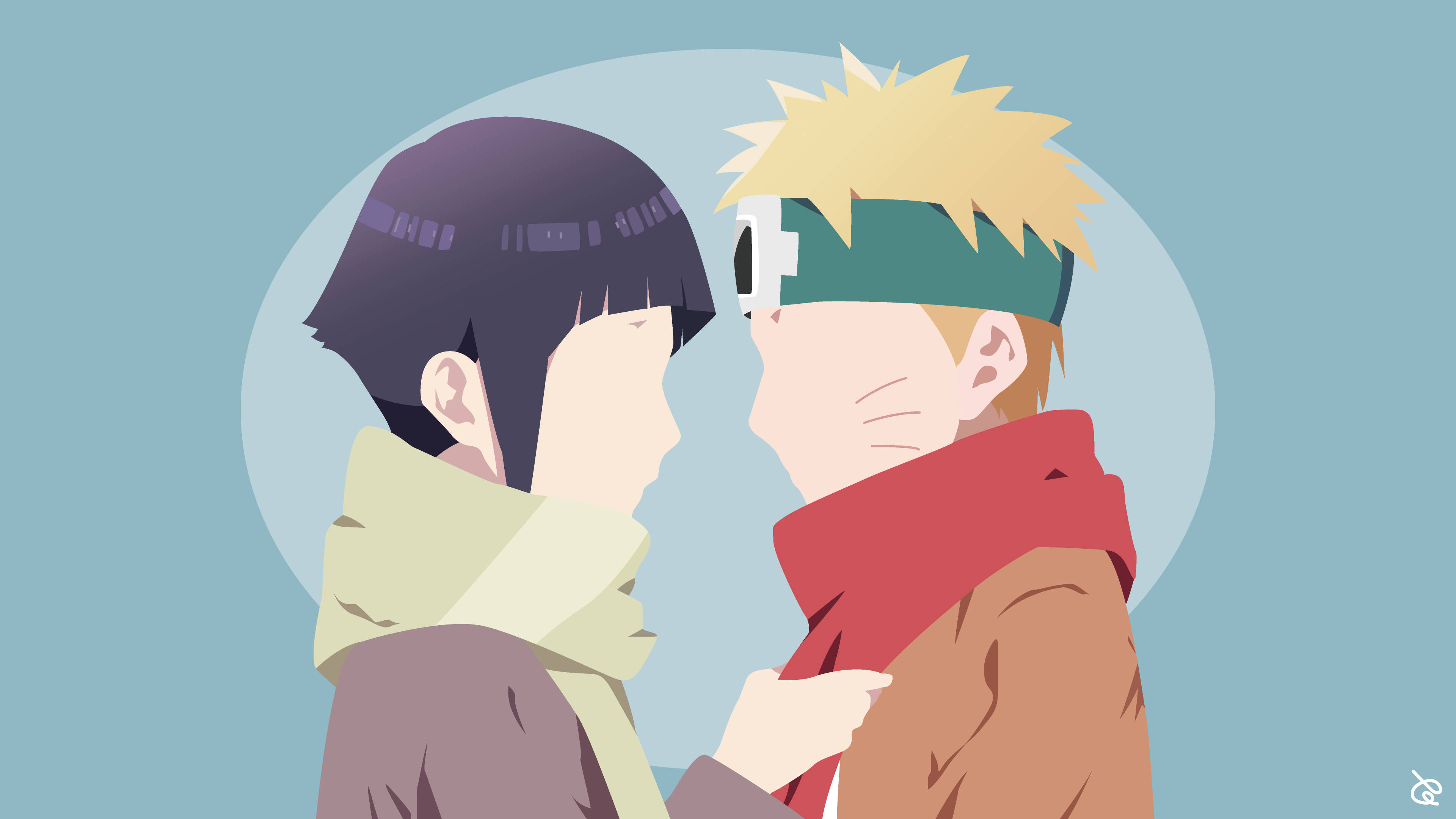 Arte vectorial de Naruto y Hinata Fondos de pantalla