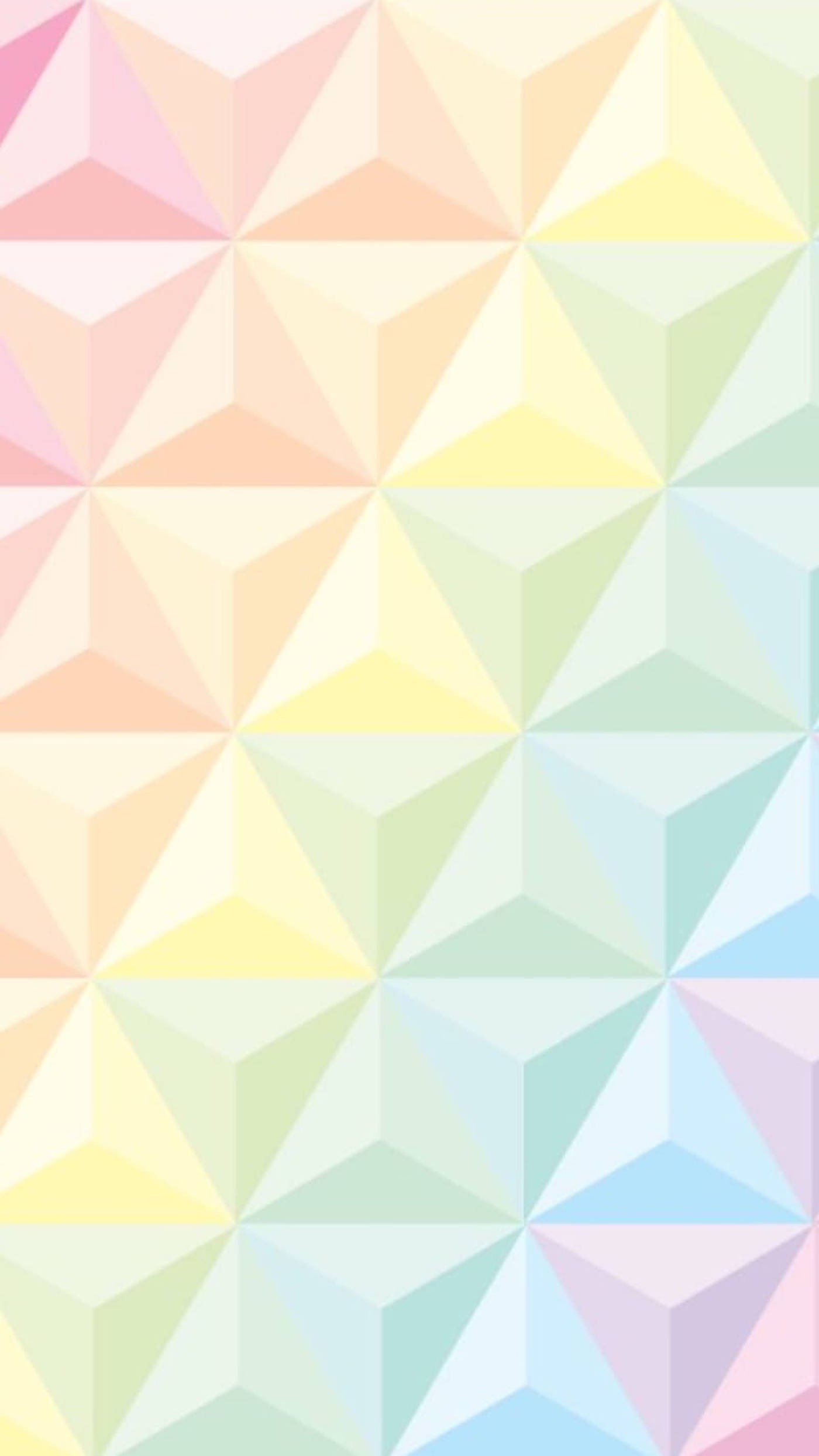 Arte vectorial de triángulo geométrico en arcoíris pastel Fondos de pantalla