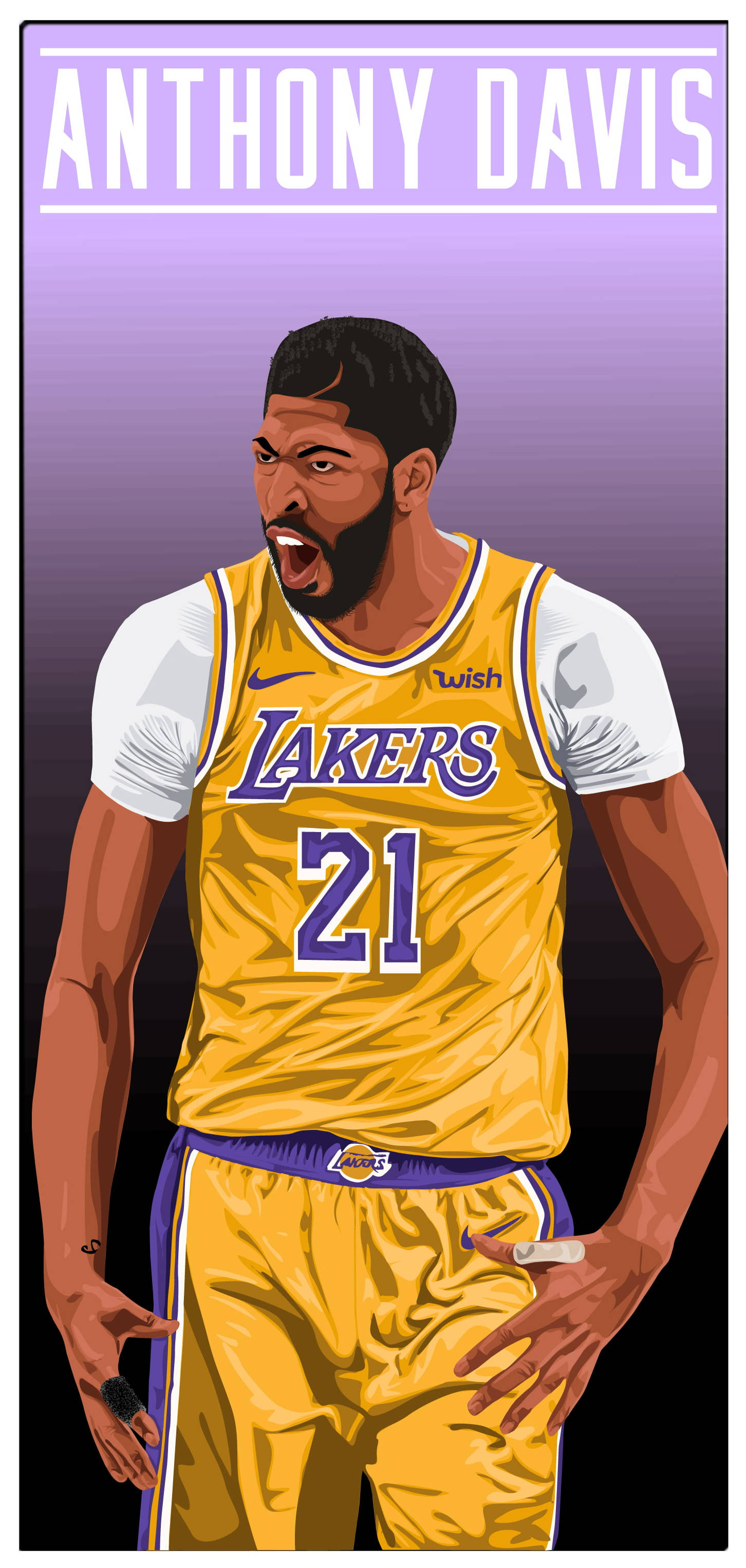 Arte Vectorial de Anthony Davis Fondos de pantalla