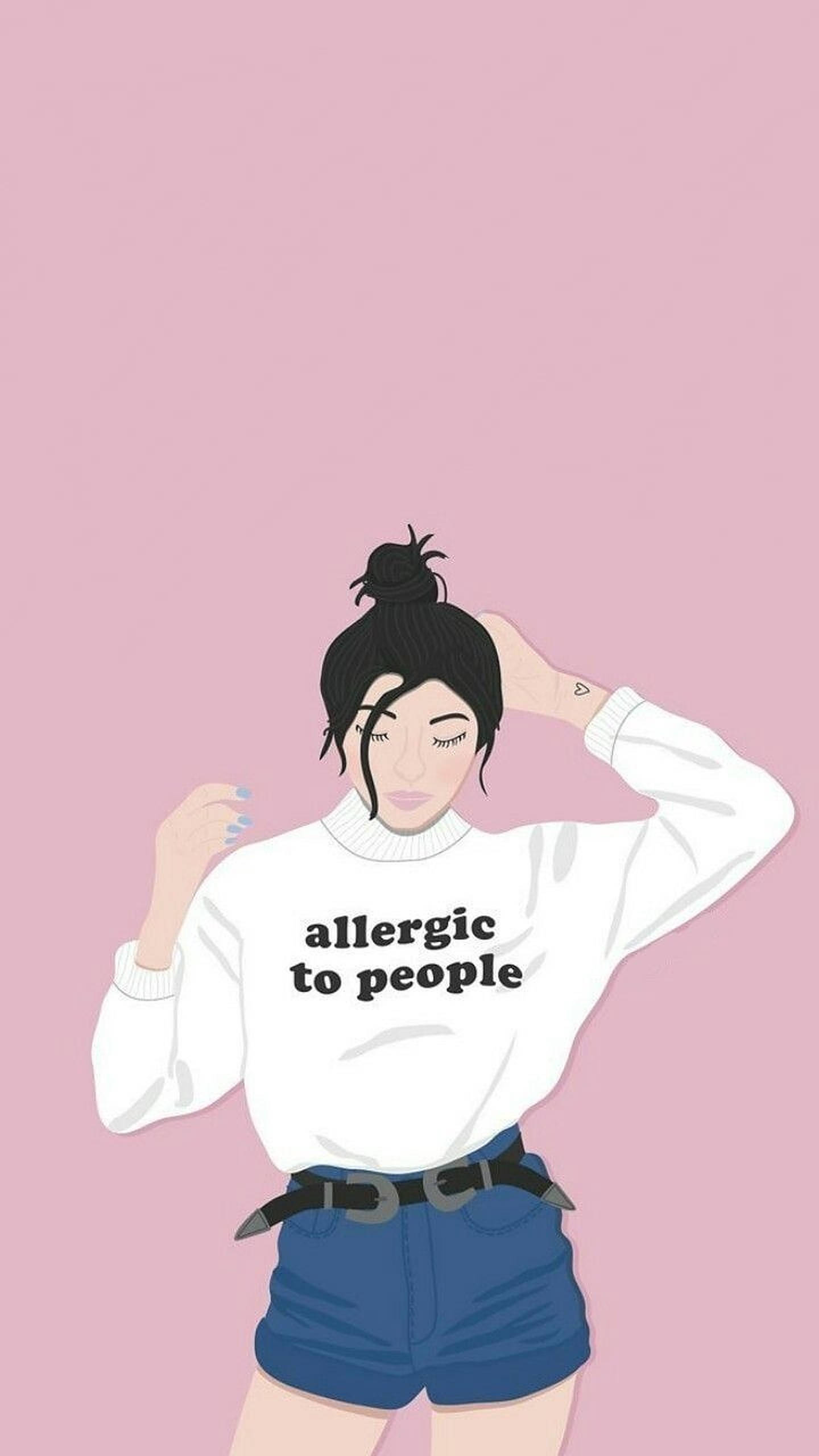 Arte vectorial de chica estética Fondos de pantalla